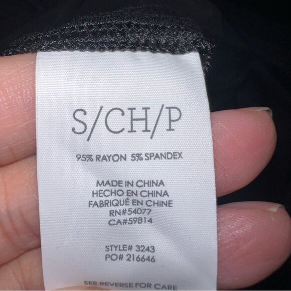 Cabi Beyond Tee  Black Multiway Convertible Scoop Neck Top Sz Small EUC - Picture 9 of 9